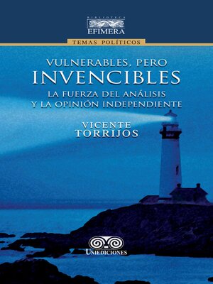 cover image of Vulnerables, pero invencibles